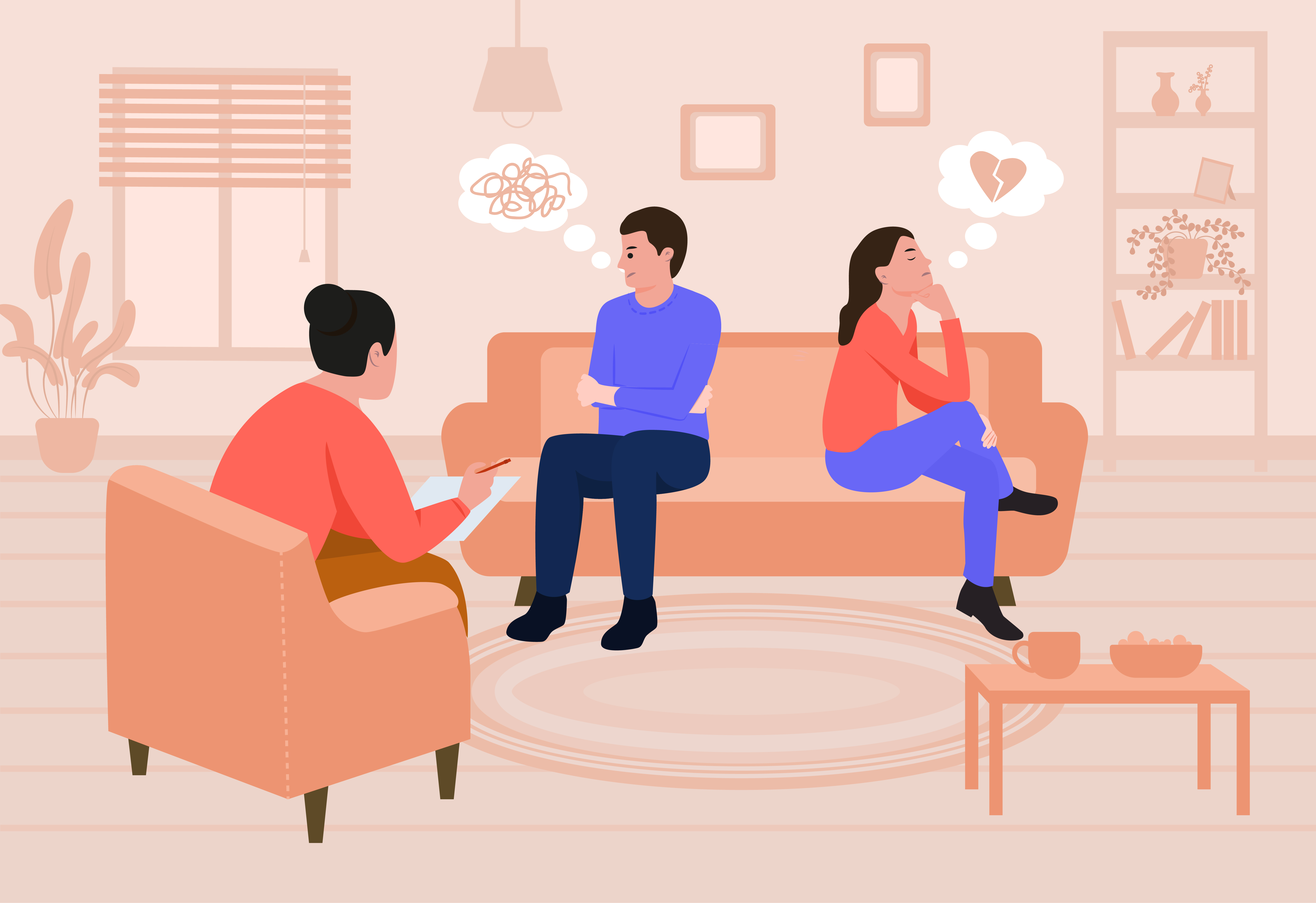 Couple counseling session